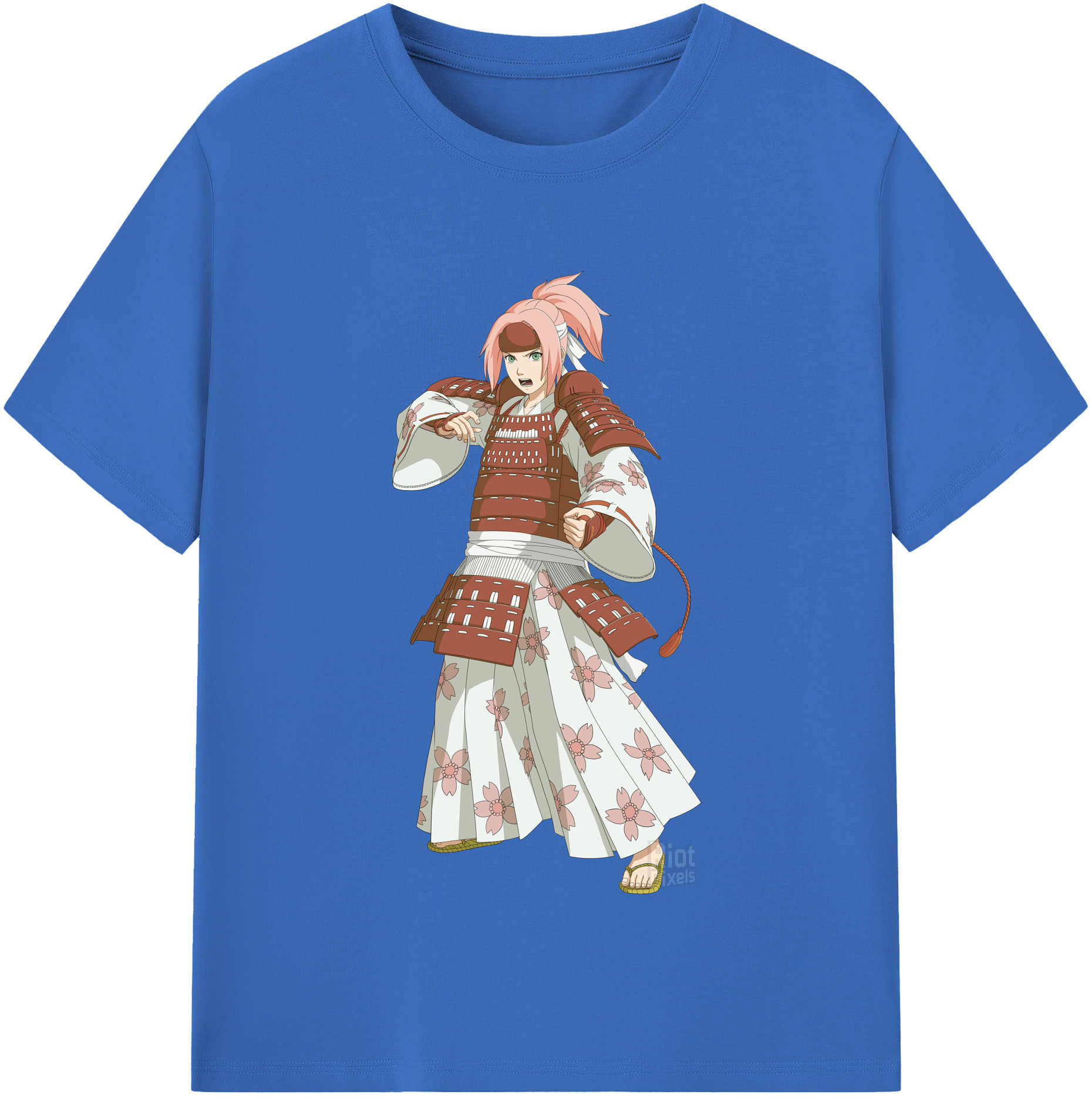 （画像用） NARUTO -ナルト- 春野サクラ Haruno Sakura 綿100％半袖Tシャツ（フロントプリント）