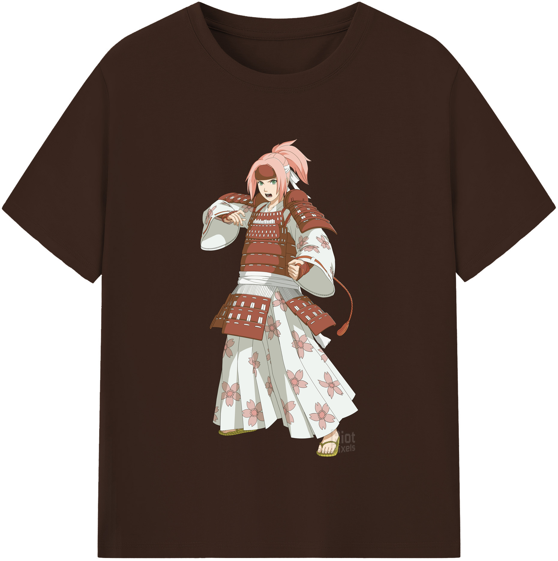 （画像用） NARUTO -ナルト- 春野サクラ Haruno Sakura 綿100％半袖Tシャツ（フロントプリント）