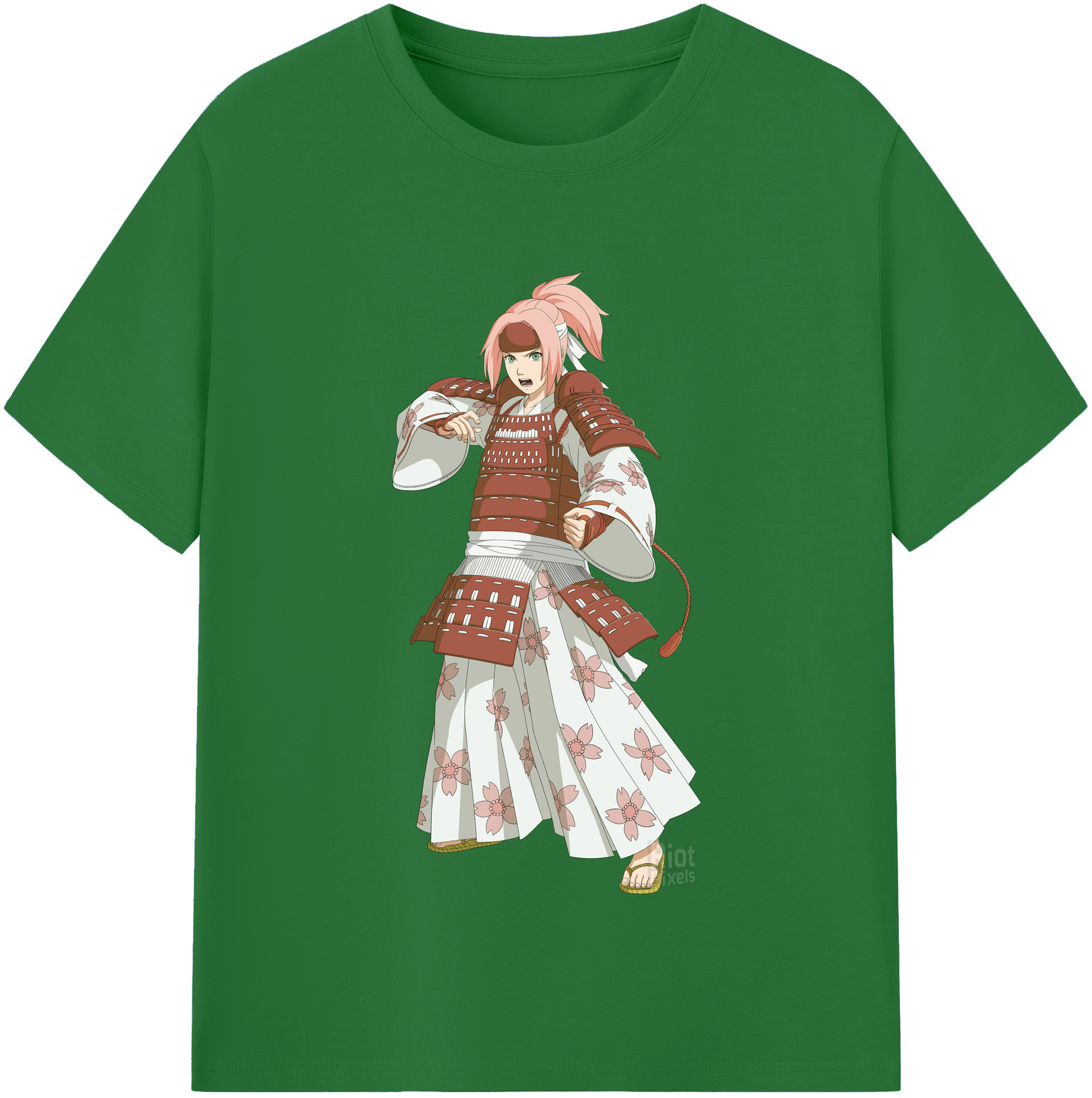 （画像用） NARUTO -ナルト- 春野サクラ Haruno Sakura 綿100％半袖Tシャツ（フロントプリント）