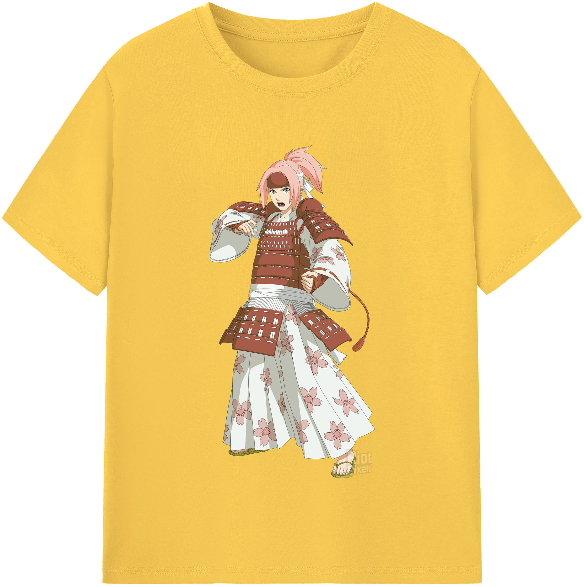 （画像用） NARUTO -ナルト- 春野サクラ Haruno Sakura 綿100％半袖Tシャツ（フロントプリント）