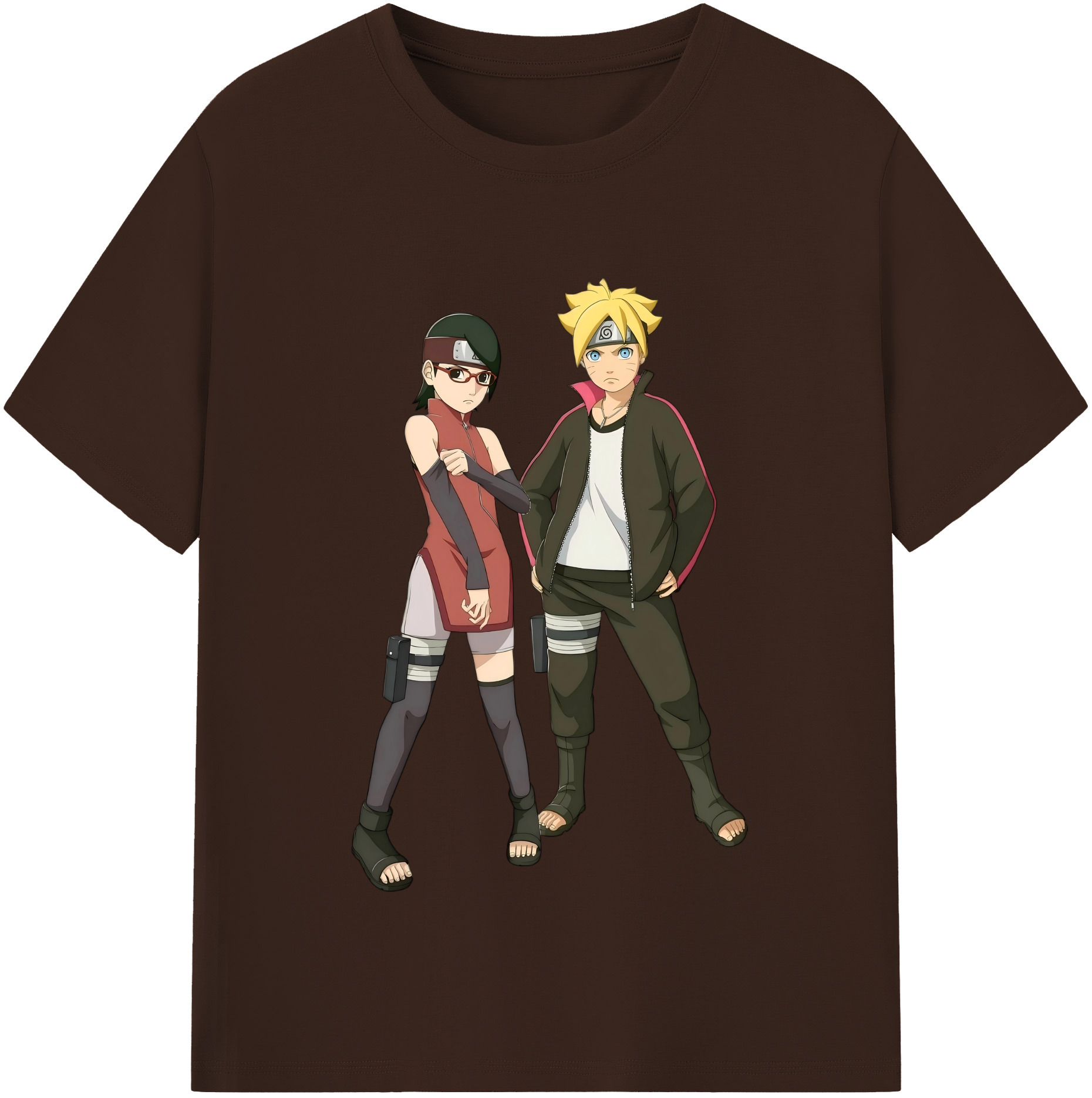 （画像用） NARUTO -ナルト- うずまき ボルト Uzumaki Boruto 綿100％半袖Tシャツ（フロントプリント）