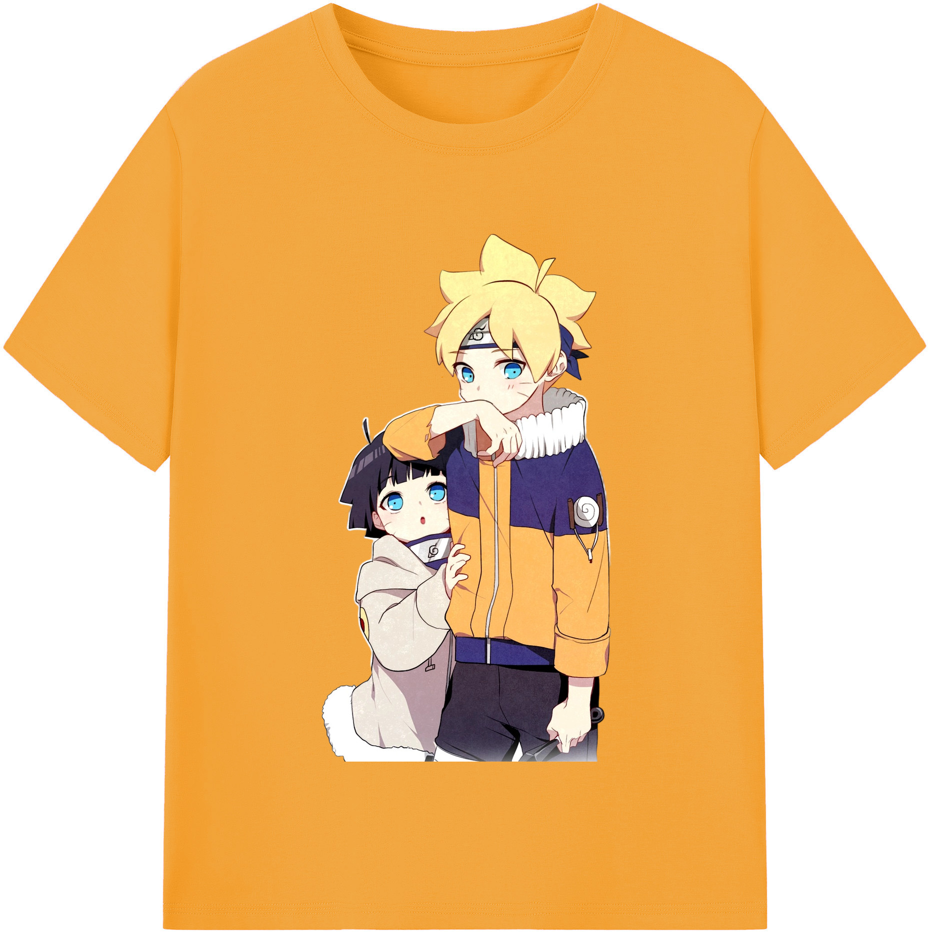 （画像用） NARUTO -ナルト- うずまき ボルト Uzumaki Boruto 綿100％半袖Tシャツ（フロントプリント）