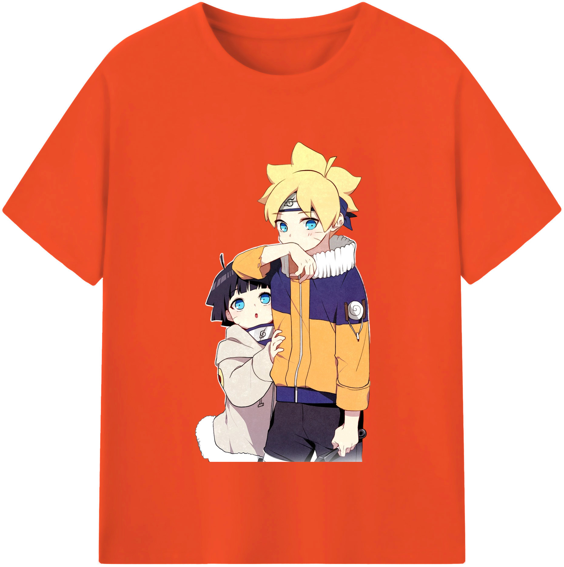 （画像用） NARUTO -ナルト- うずまき ボルト Uzumaki Boruto 綿100％半袖Tシャツ（フロントプリント）