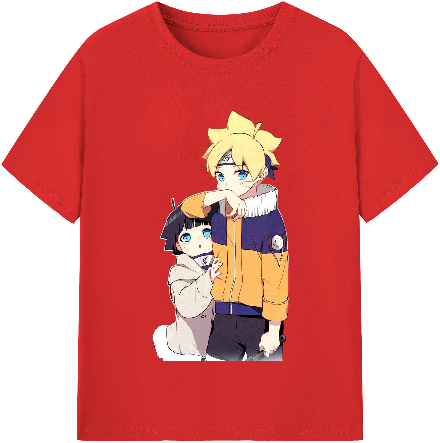 （画像用） NARUTO -ナルト- うずまき ボルト Uzumaki Boruto 綿100％半袖Tシャツ（フロントプリント）