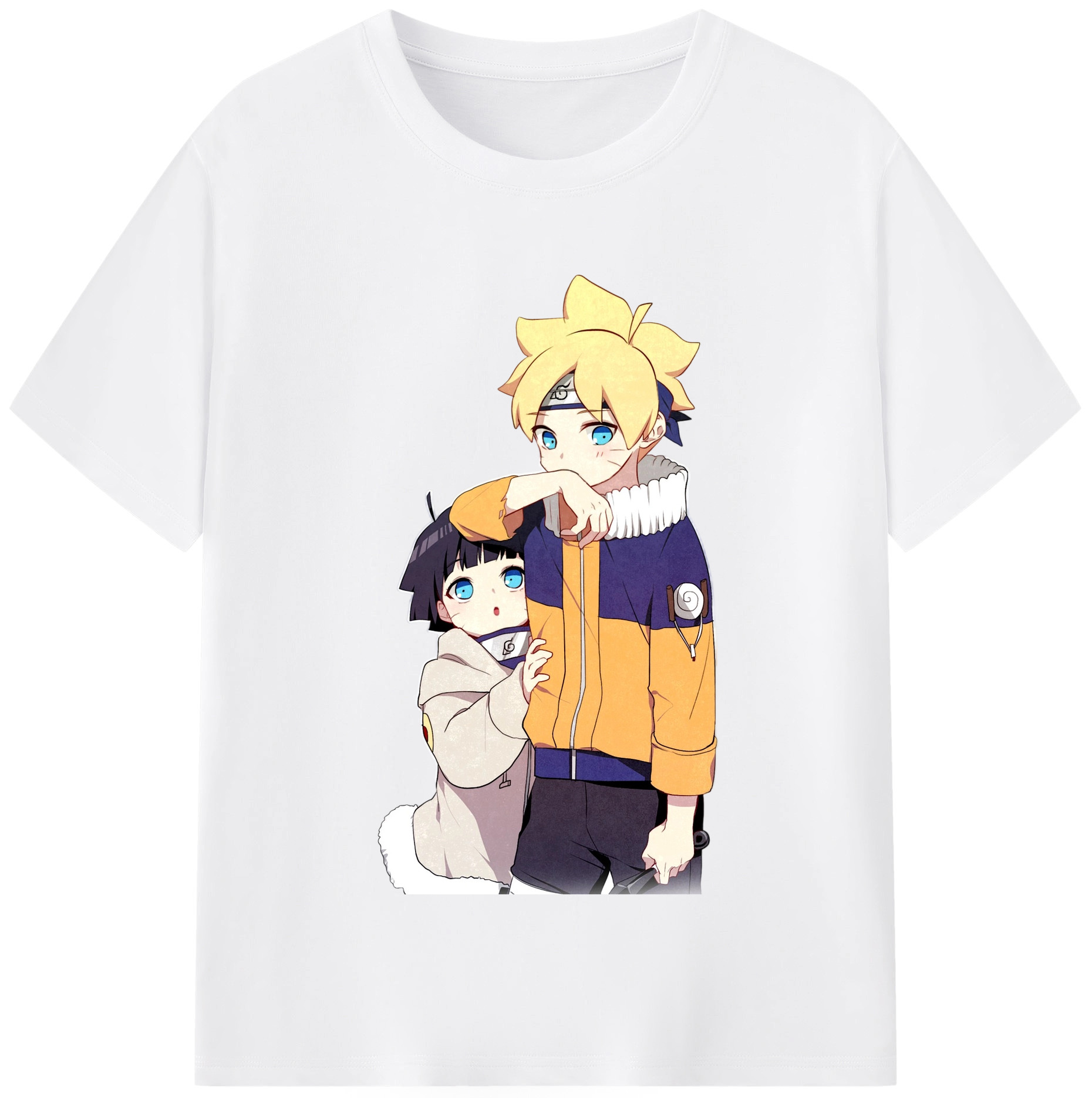 （画像用） NARUTO -ナルト- うずまき ボルト Uzumaki Boruto 綿100％半袖Tシャツ（フロントプリント）