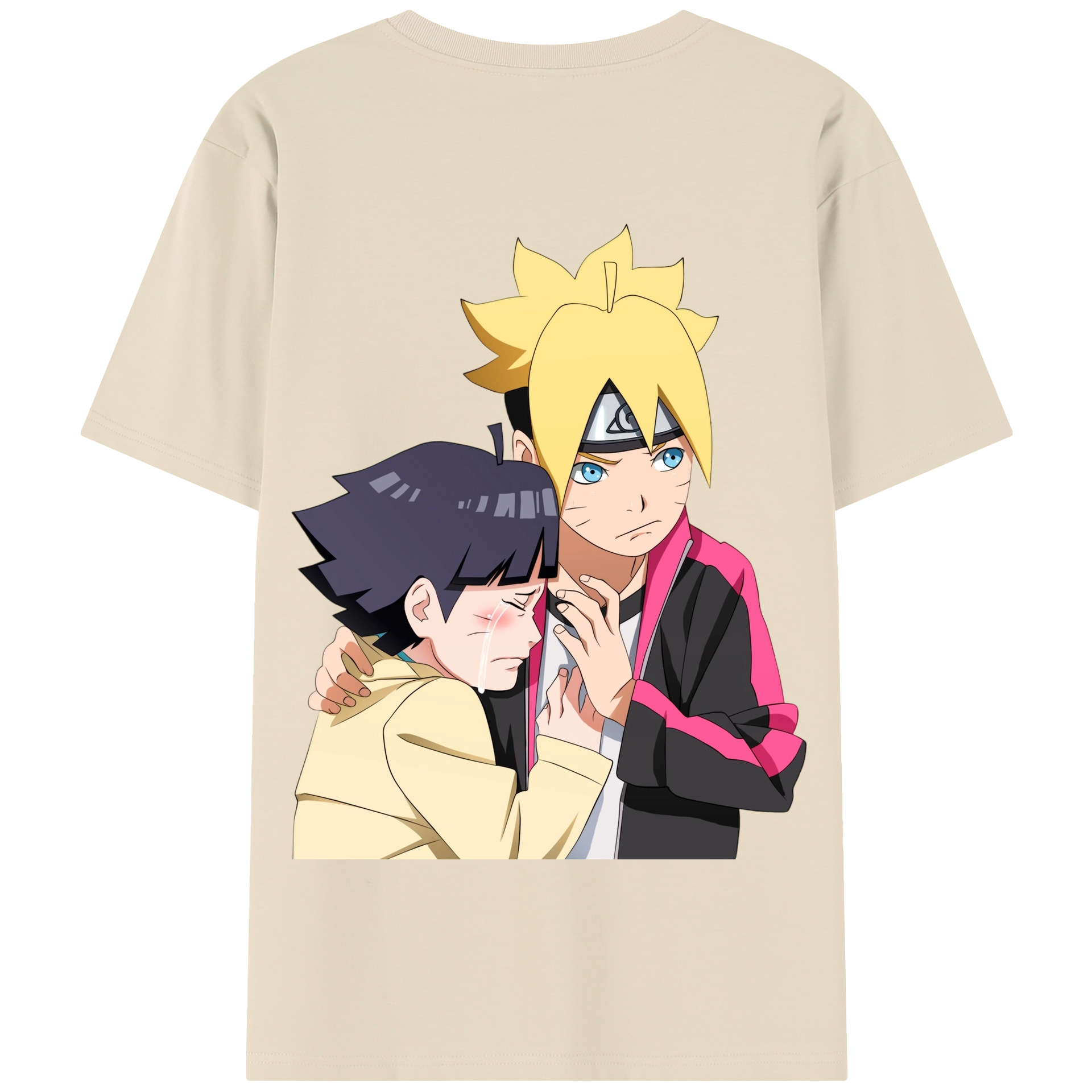 （画像用） NARUTO -ナルト- うずまき ボルト Uzumaki Boruto 綿100％半袖Tシャツ（背面プリント）
