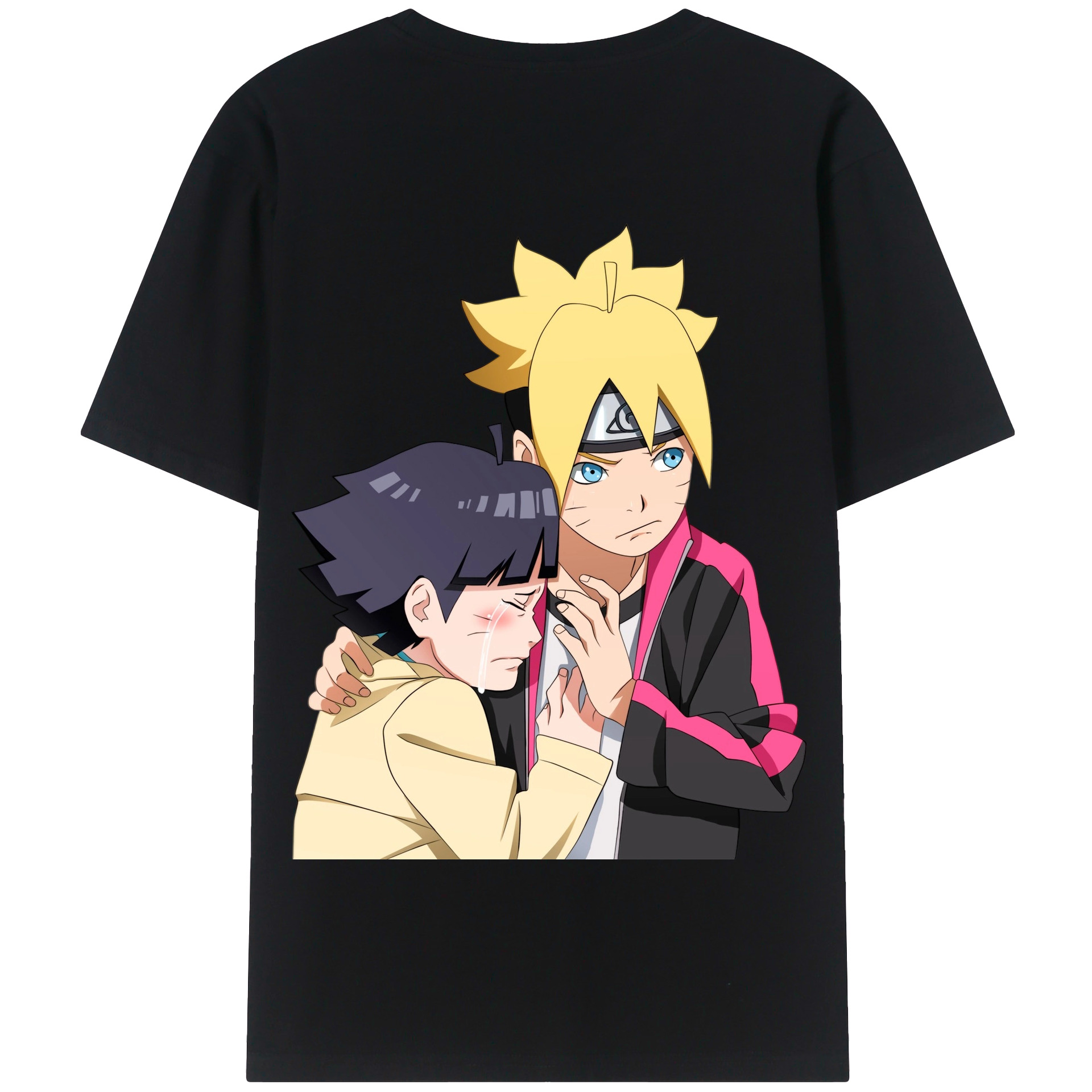 （画像用） NARUTO -ナルト- うずまき ボルト Uzumaki Boruto 綿100％半袖Tシャツ（背面プリント）
