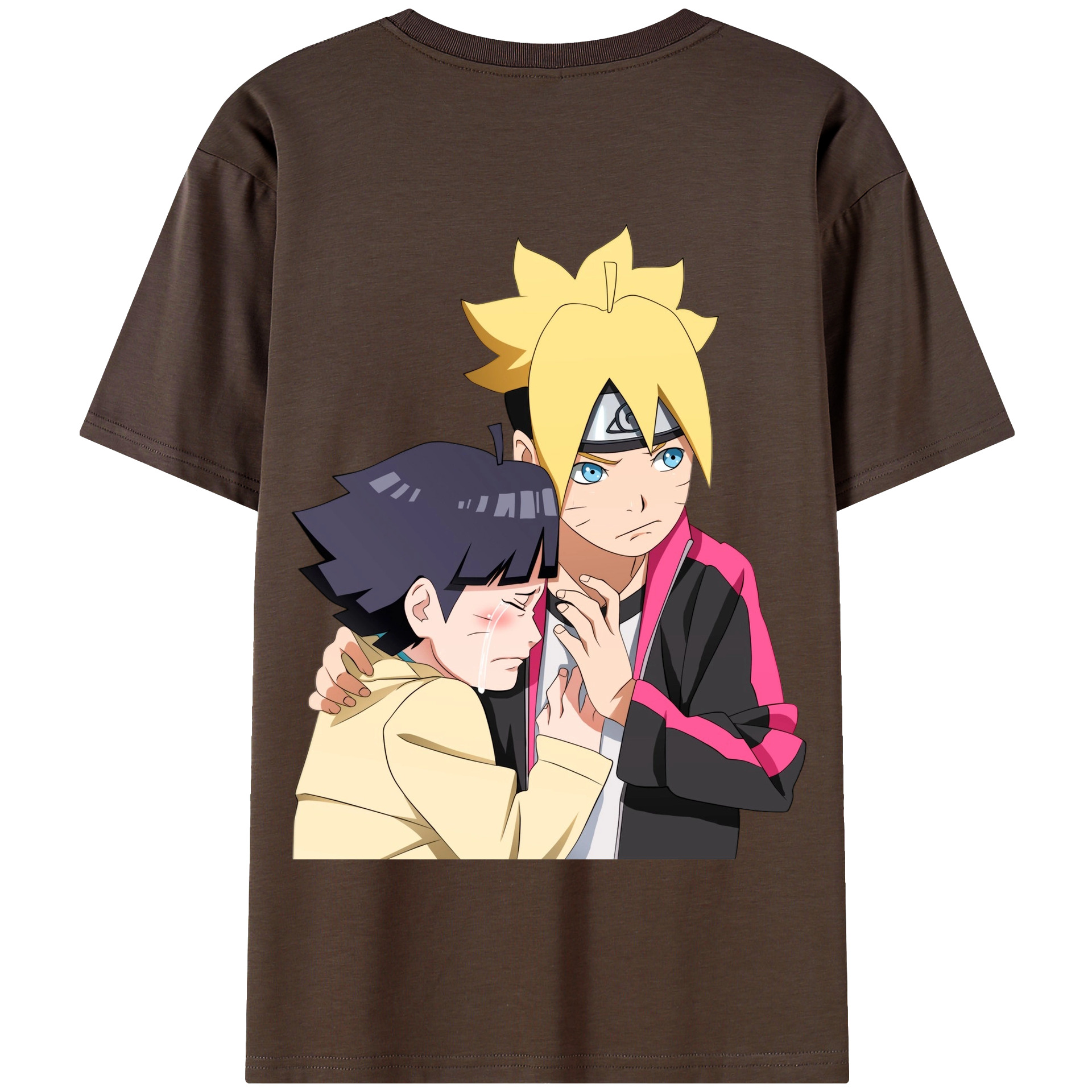 （画像用） NARUTO -ナルト- うずまき ボルト Uzumaki Boruto 綿100％半袖Tシャツ（背面プリント）