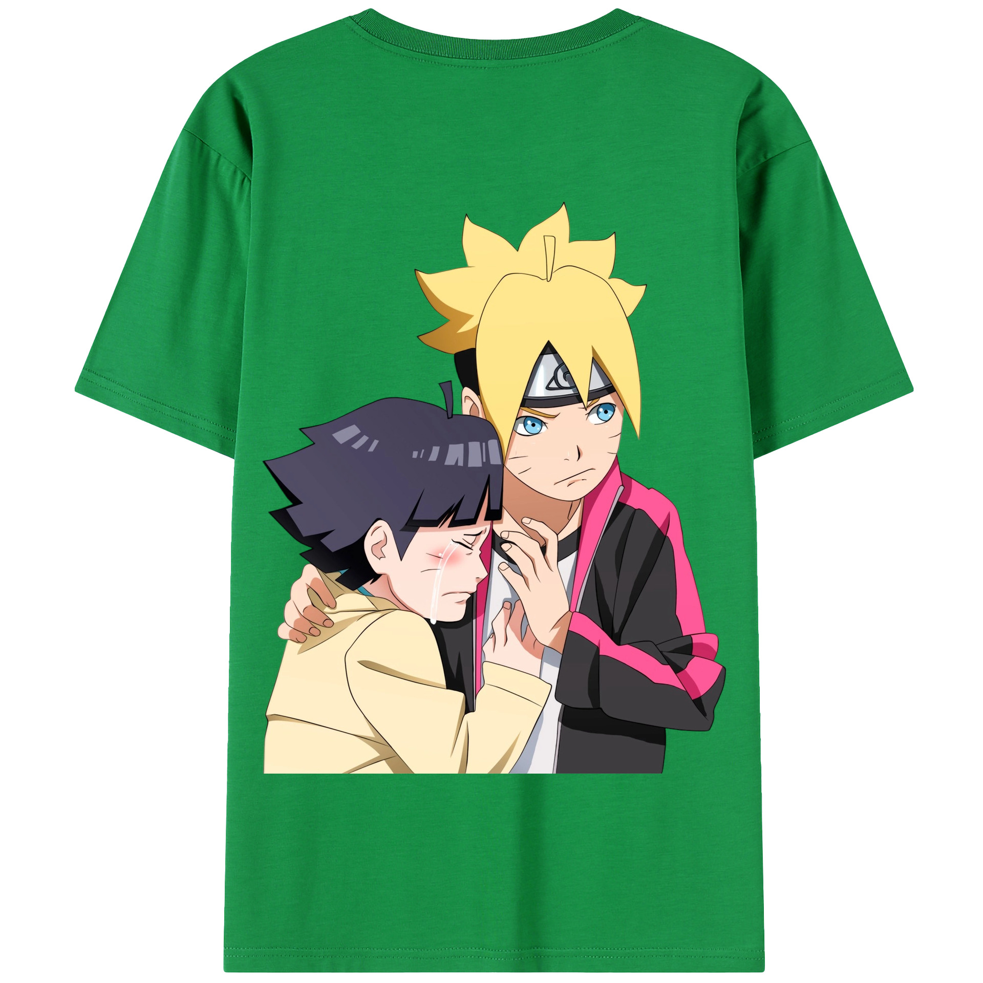 （画像用） NARUTO -ナルト- うずまき ボルト Uzumaki Boruto 綿100％半袖Tシャツ（背面プリント）