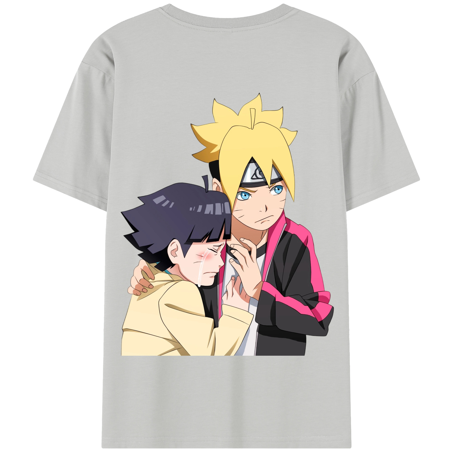 （画像用） NARUTO -ナルト- うずまき ボルト Uzumaki Boruto 綿100％半袖Tシャツ（背面プリント）