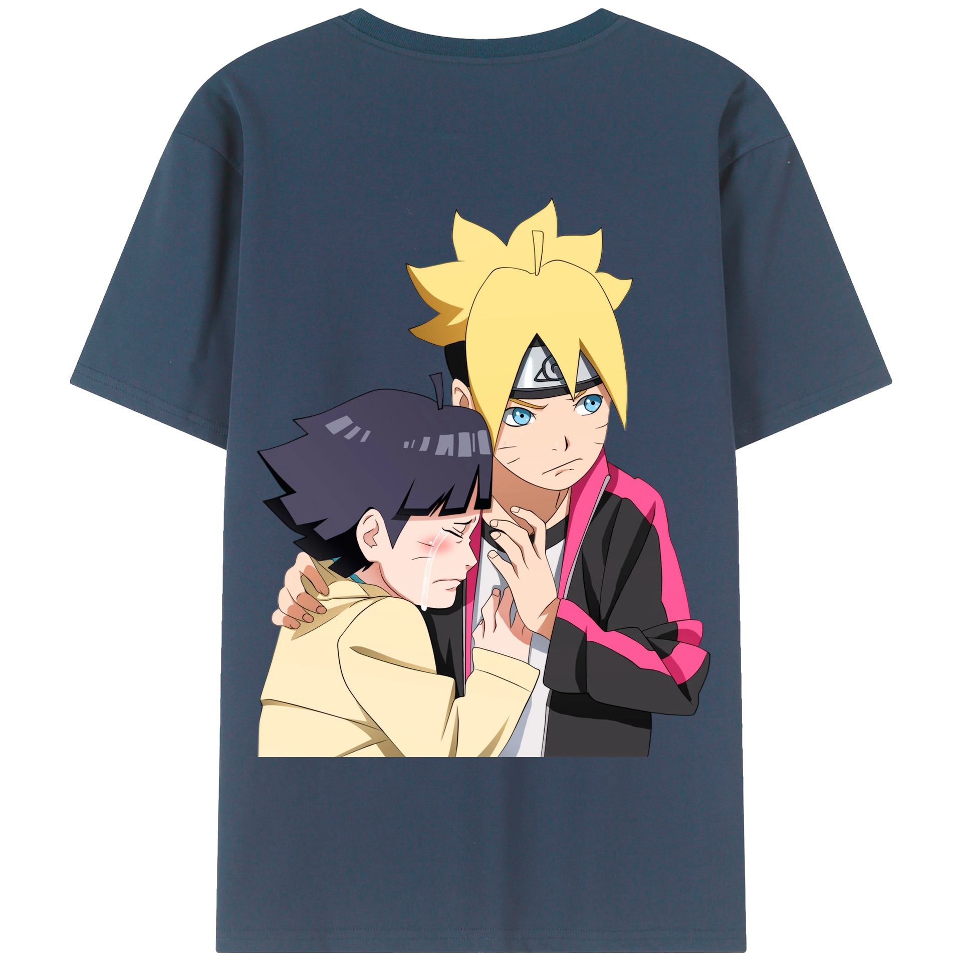 （画像用） NARUTO -ナルト- うずまき ボルト Uzumaki Boruto 綿100％半袖Tシャツ（背面プリント）