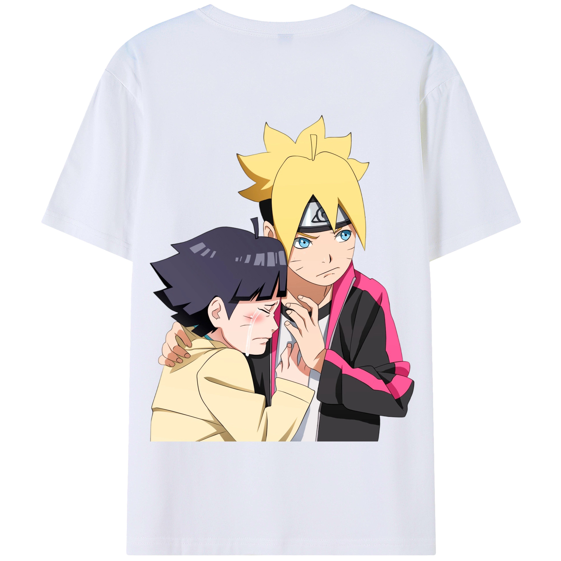（画像用） NARUTO -ナルト- うずまき ボルト Uzumaki Boruto 綿100％半袖Tシャツ（背面プリント）