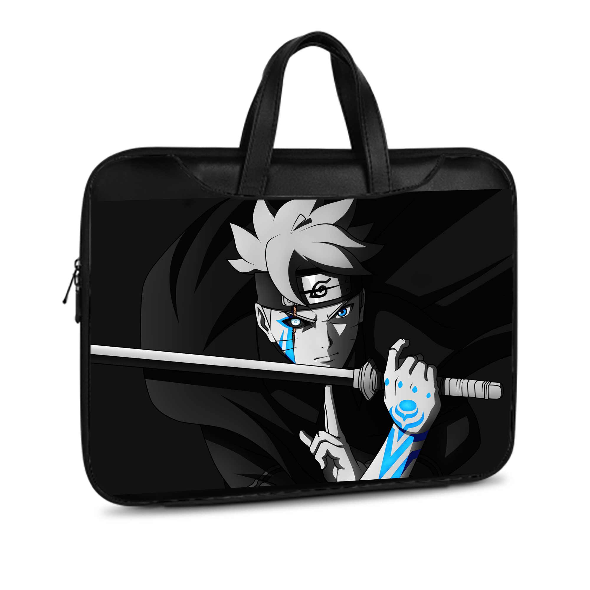 （画像用） NARUTO -ナルト- NARUTO -ナルト- 疾風伝 レザーラップトップバッグ　ノートパソコンケース