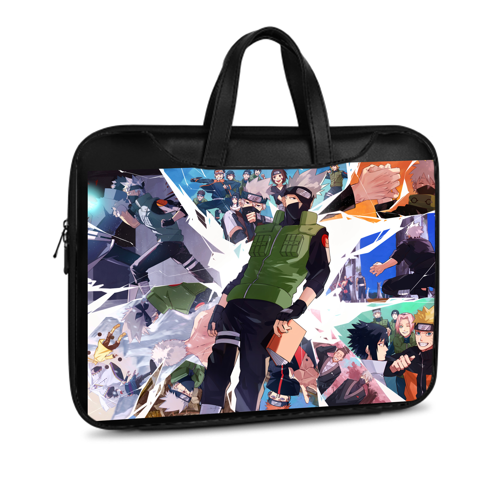 （画像用） NARUTO -ナルト- NARUTO -ナルト- 疾風伝 レザーラップトップバッグ　ノートパソコンケース