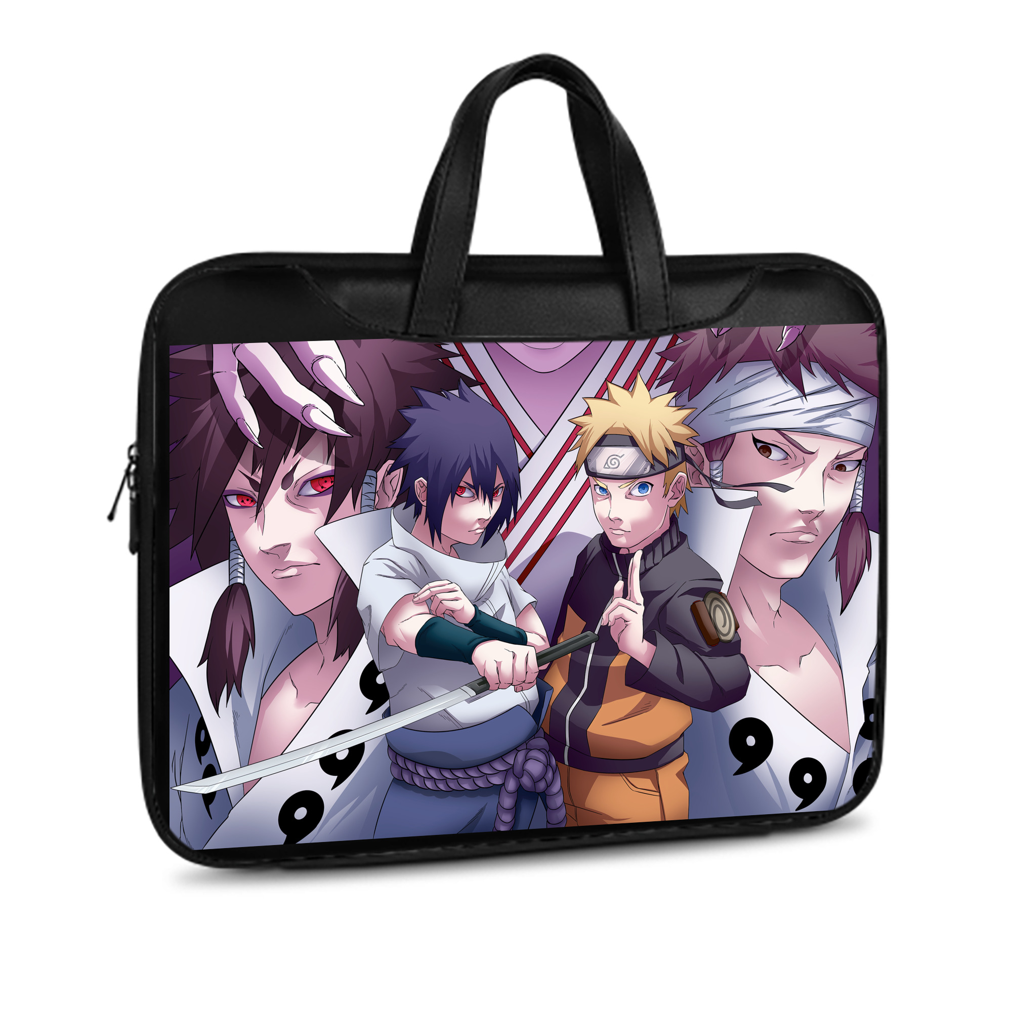 （画像用） NARUTO -ナルト- NARUTO -ナルト- 疾風伝 レザーラップトップバッグ　ノートパソコンケース