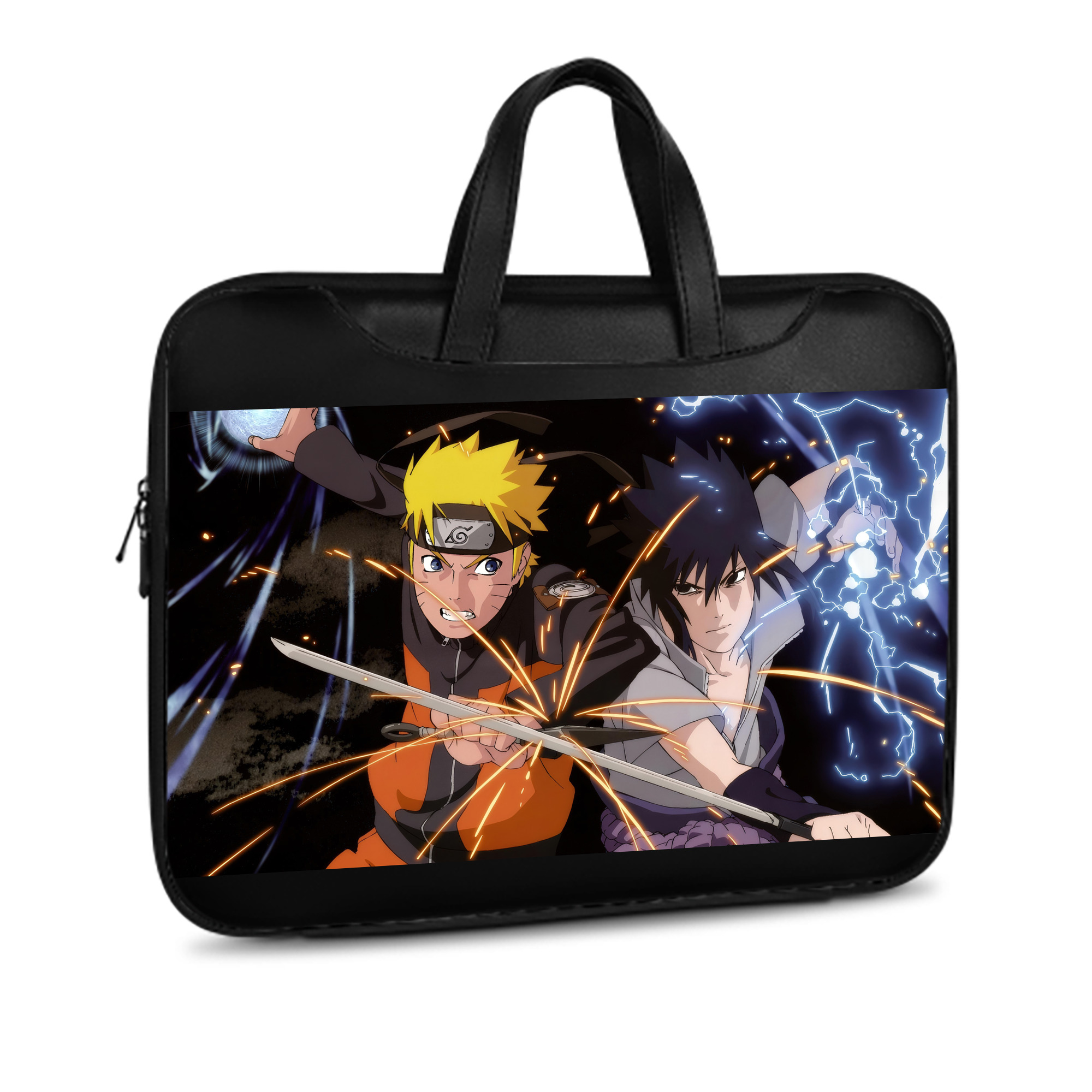 （画像用） NARUTO -ナルト- NARUTO -ナルト- 疾風伝 レザーラップトップバッグ　ノートパソコンケース