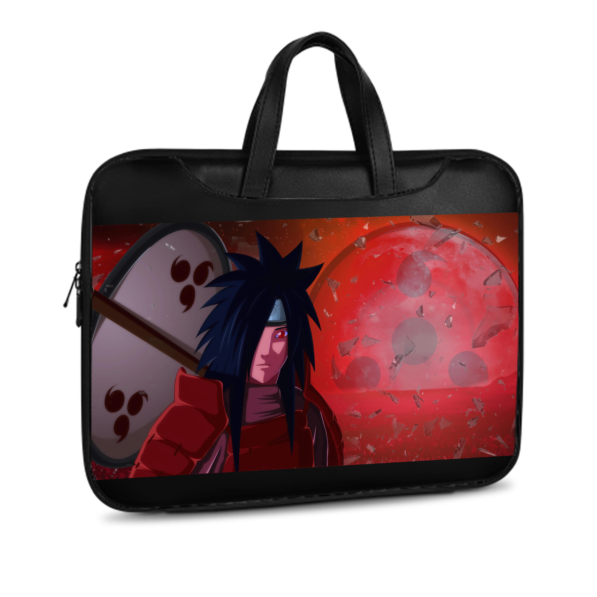 （画像用） NARUTO -ナルト- NARUTO -ナルト- 疾風伝 レザーラップトップバッグ　ノートパソコンケース