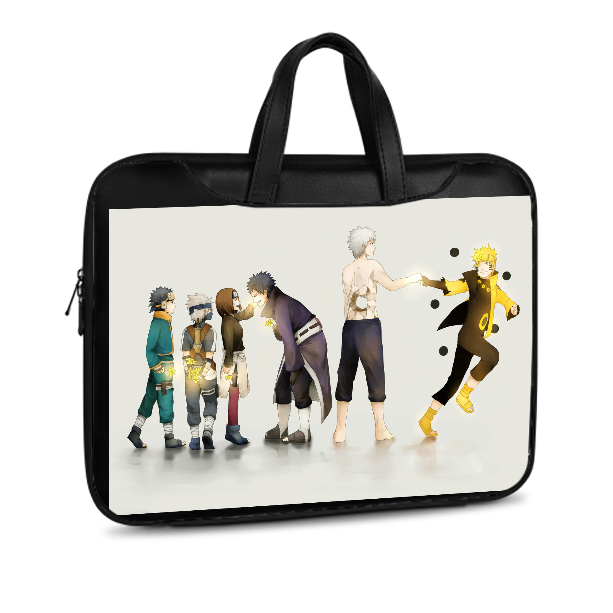 （画像用） NARUTO -ナルト- NARUTO -ナルト- 疾風伝 レザーラップトップバッグ　ノートパソコンケース