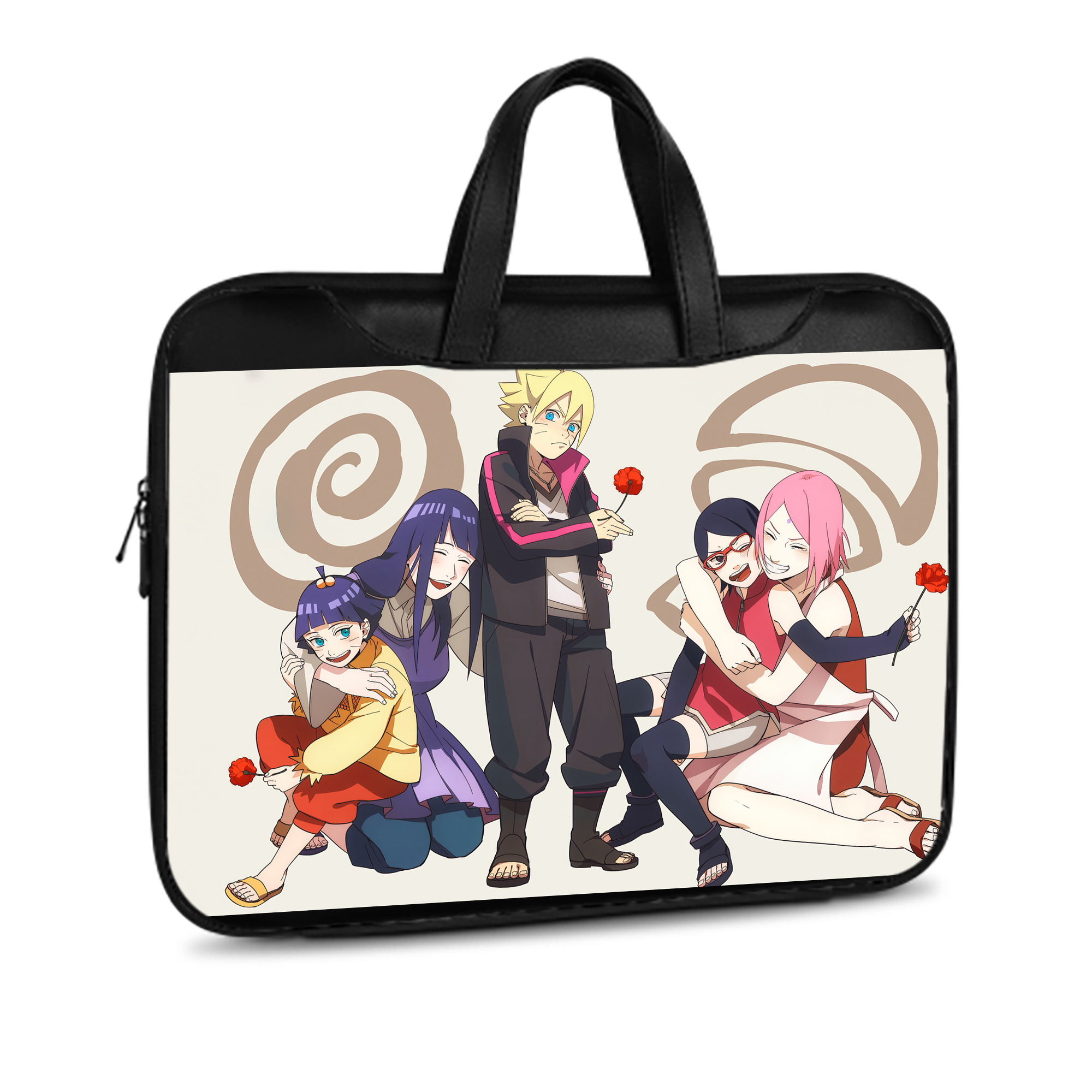 （画像用） NARUTO -ナルト- NARUTO -ナルト- 疾風伝 レザーラップトップバッグ　ノートパソコンケース