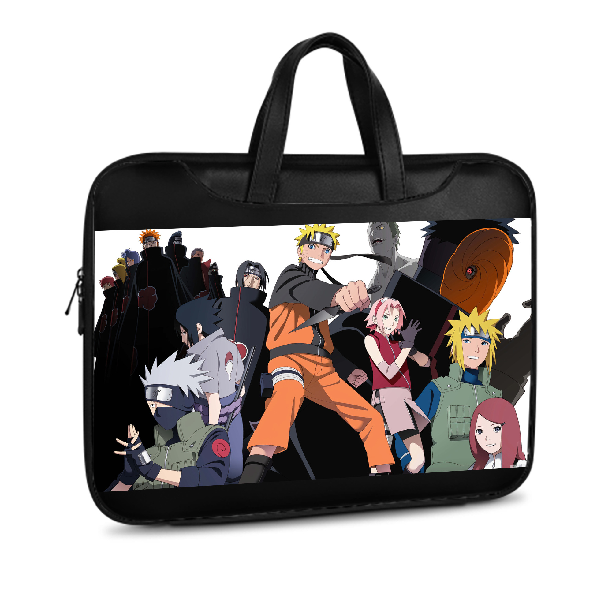 （画像用） NARUTO -ナルト- NARUTO -ナルト- 疾風伝 レザーラップトップバッグ　ノートパソコンケース