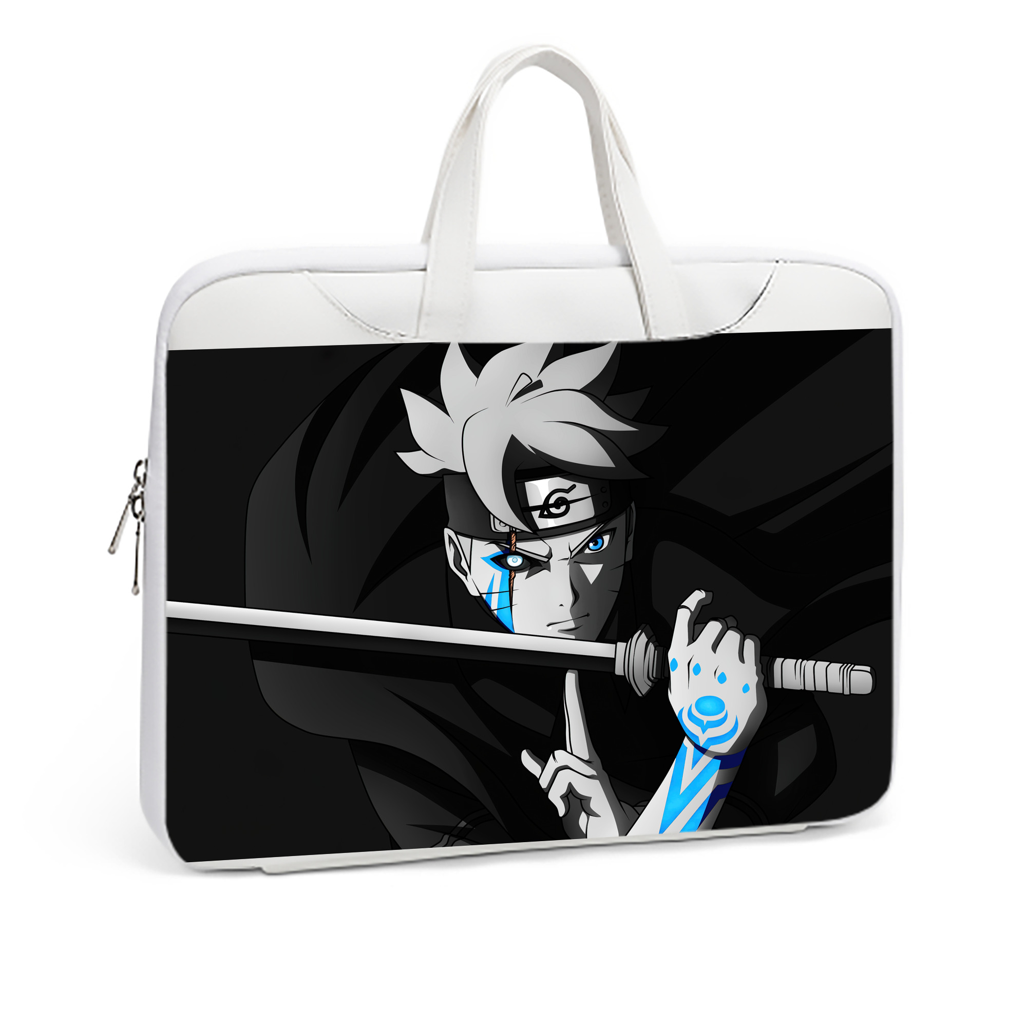 （画像用） NARUTO -ナルト- NARUTO -ナルト- 疾風伝 レザーラップトップバッグ　ノートパソコンケース