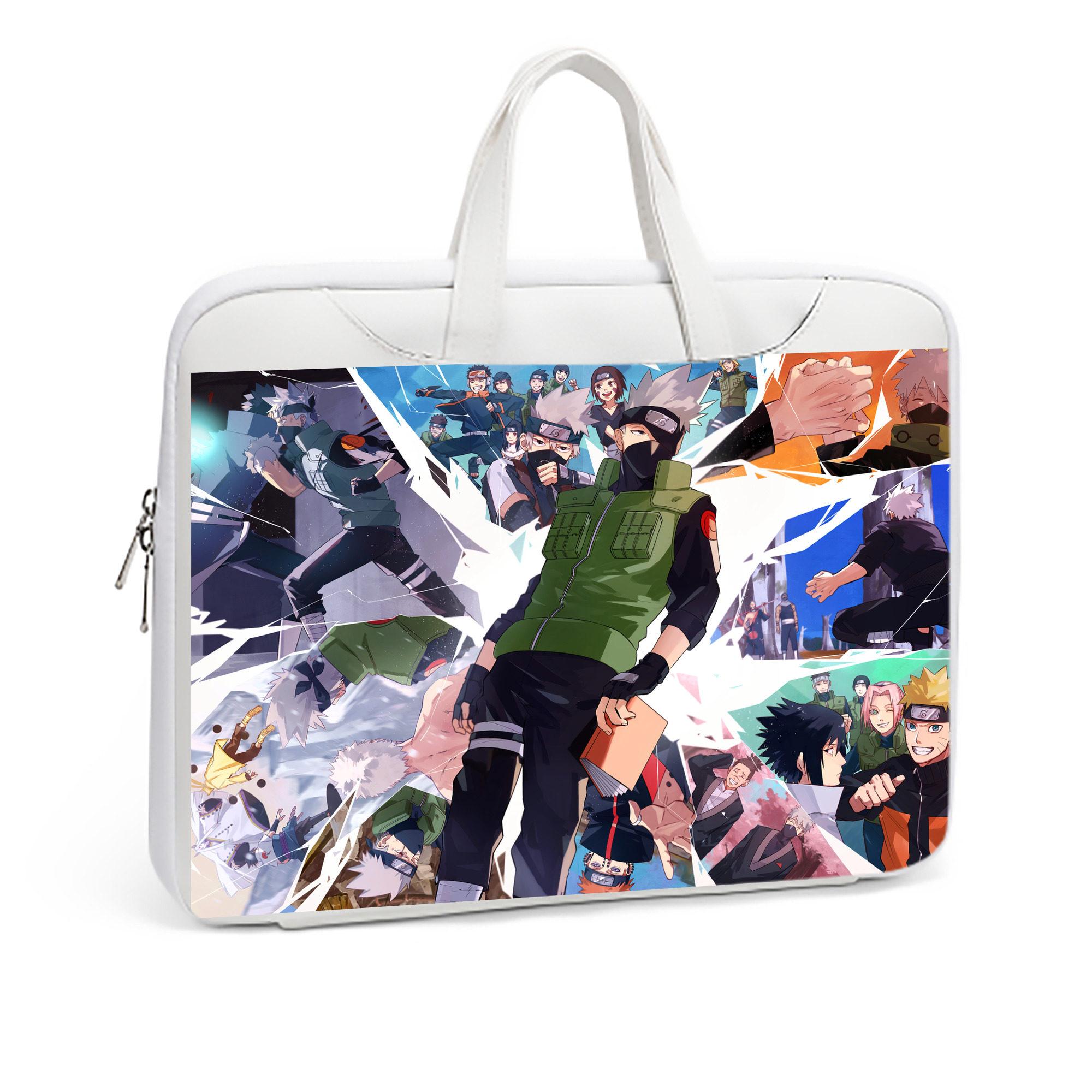 （画像用） NARUTO -ナルト- NARUTO -ナルト- 疾風伝 レザーラップトップバッグ　ノートパソコンケース