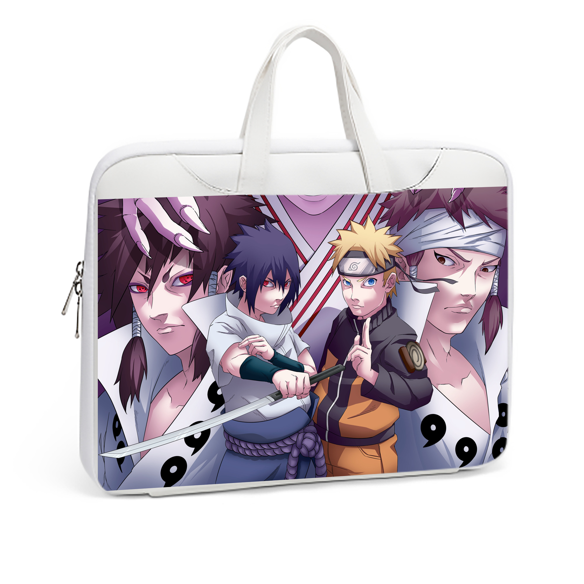 （画像用） NARUTO -ナルト- NARUTO -ナルト- 疾風伝 レザーラップトップバッグ　ノートパソコンケース