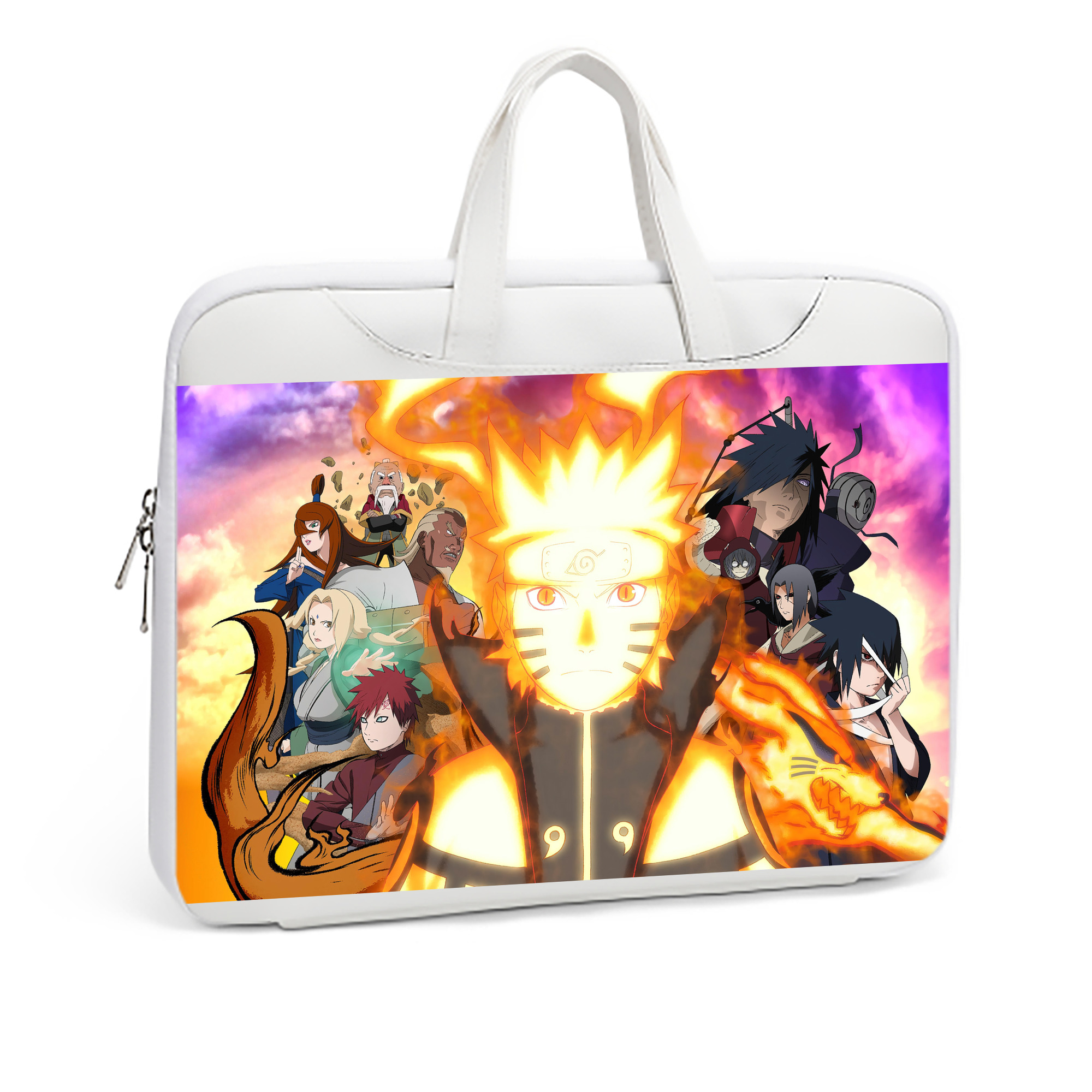 （画像用） NARUTO -ナルト- NARUTO -ナルト- 疾風伝 レザーラップトップバッグ　ノートパソコンケース