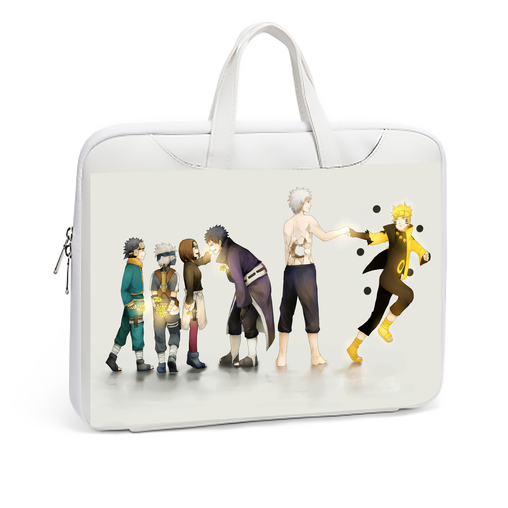 （画像用） NARUTO -ナルト- NARUTO -ナルト- 疾風伝 レザーラップトップバッグ　ノートパソコンケース