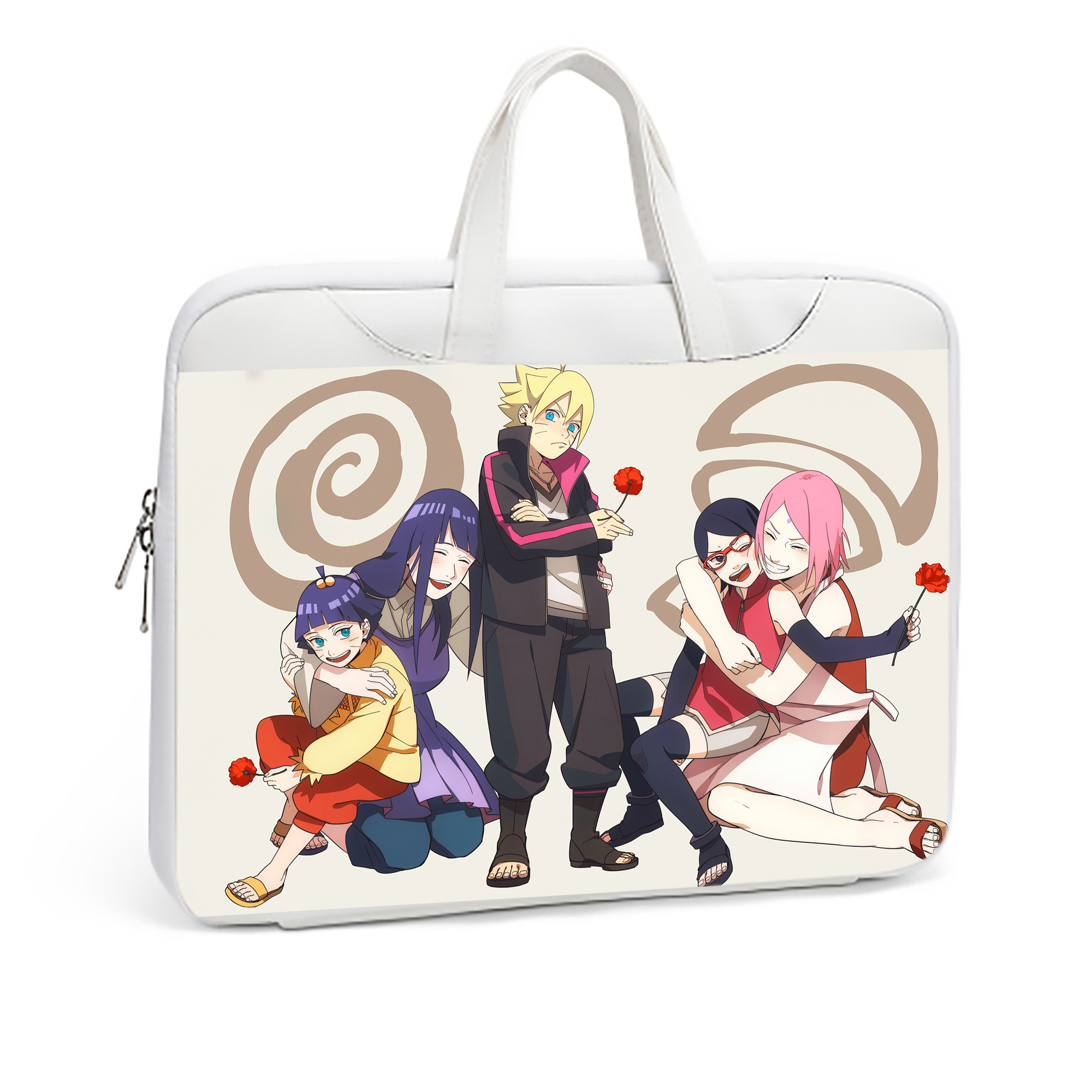 （画像用） NARUTO -ナルト- NARUTO -ナルト- 疾風伝 レザーラップトップバッグ　ノートパソコンケース