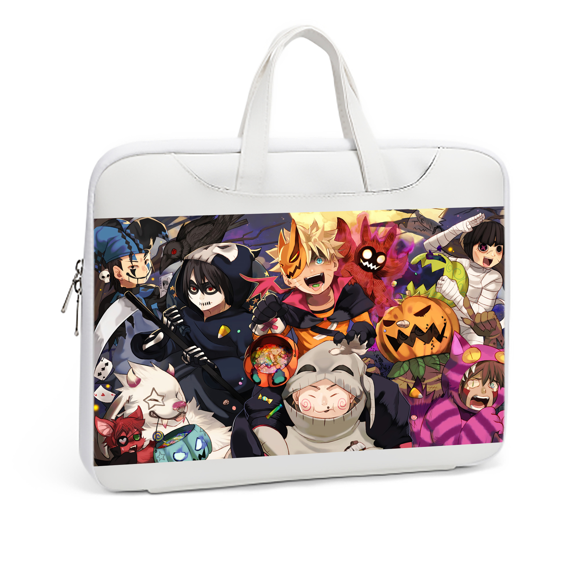 （画像用） NARUTO -ナルト- NARUTO -ナルト- 疾風伝 レザーラップトップバッグ　ノートパソコンケース