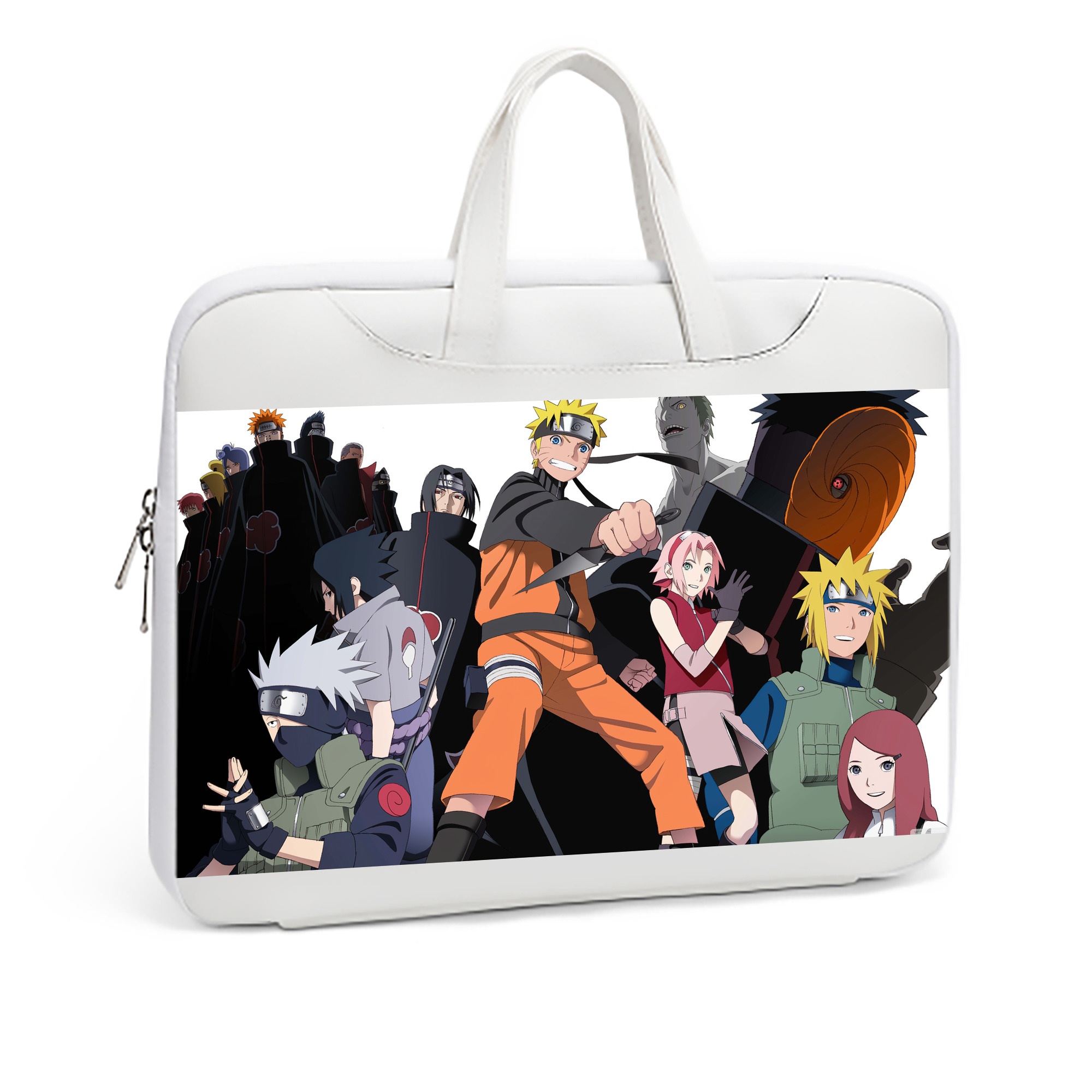 （画像用） NARUTO -ナルト- NARUTO -ナルト- 疾風伝 レザーラップトップバッグ　ノートパソコンケース