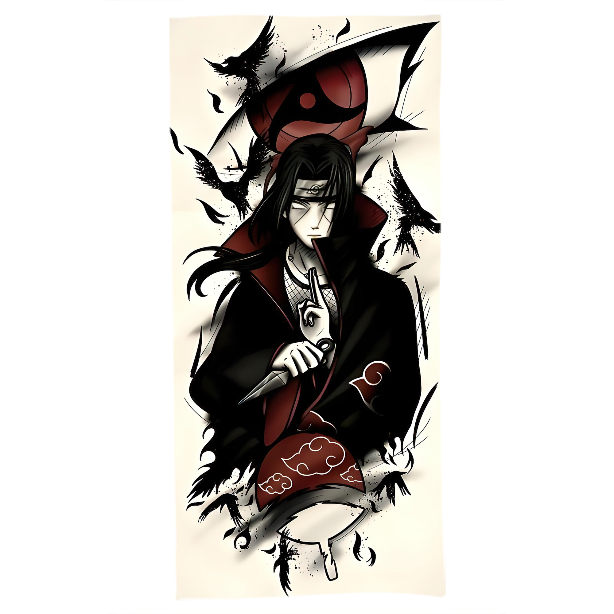 （画像用） NARUTO -ナルト- NARUTO -ナルト- 疾風伝 大判バスタオル 70×140cm 吸水速乾 柔らかい肌触り