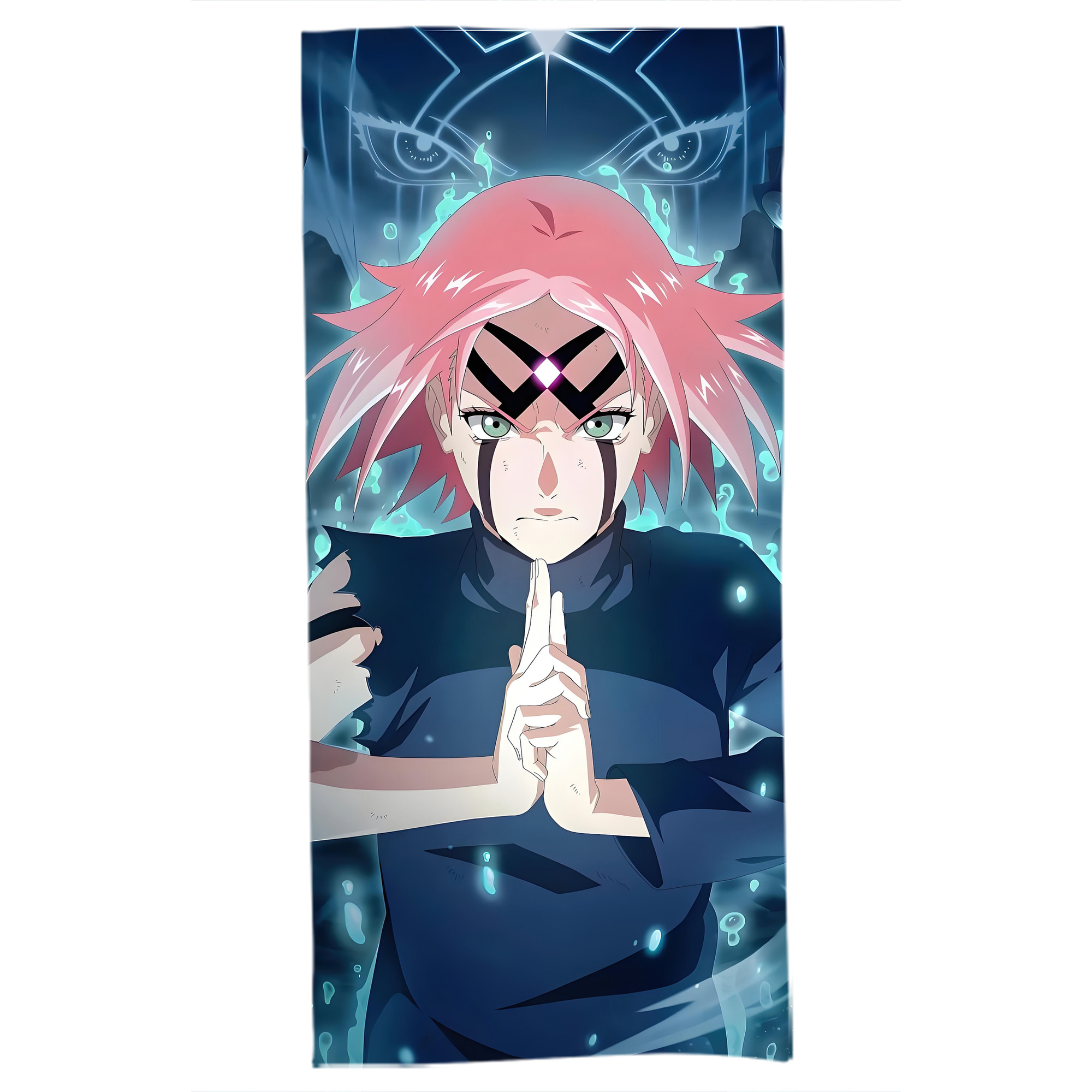 （画像用） NARUTO -ナルト- NARUTO -ナルト- 疾風伝 大判バスタオル 70×140cm 吸水速乾 柔らかい肌触り