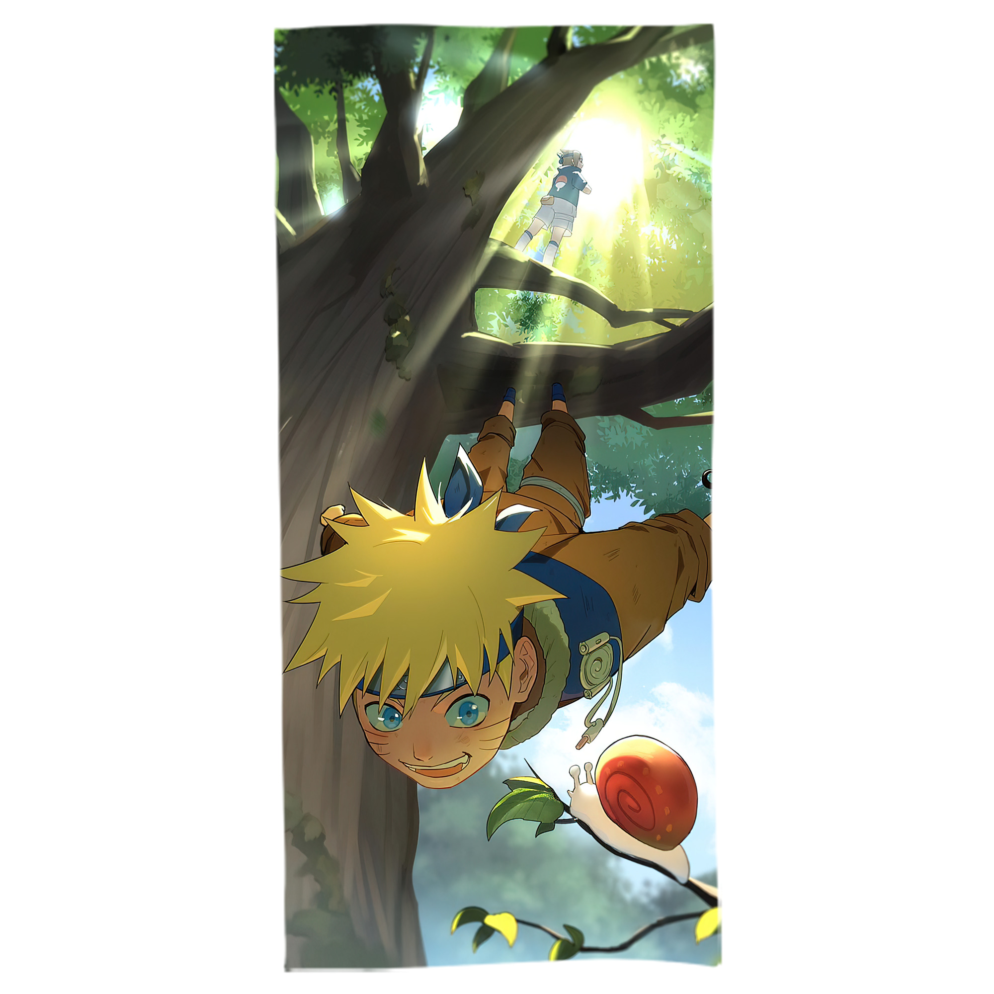 （画像用） NARUTO -ナルト- NARUTO -ナルト- 疾風伝 大判バスタオル 70×140cm 吸水速乾 柔らかい肌触り