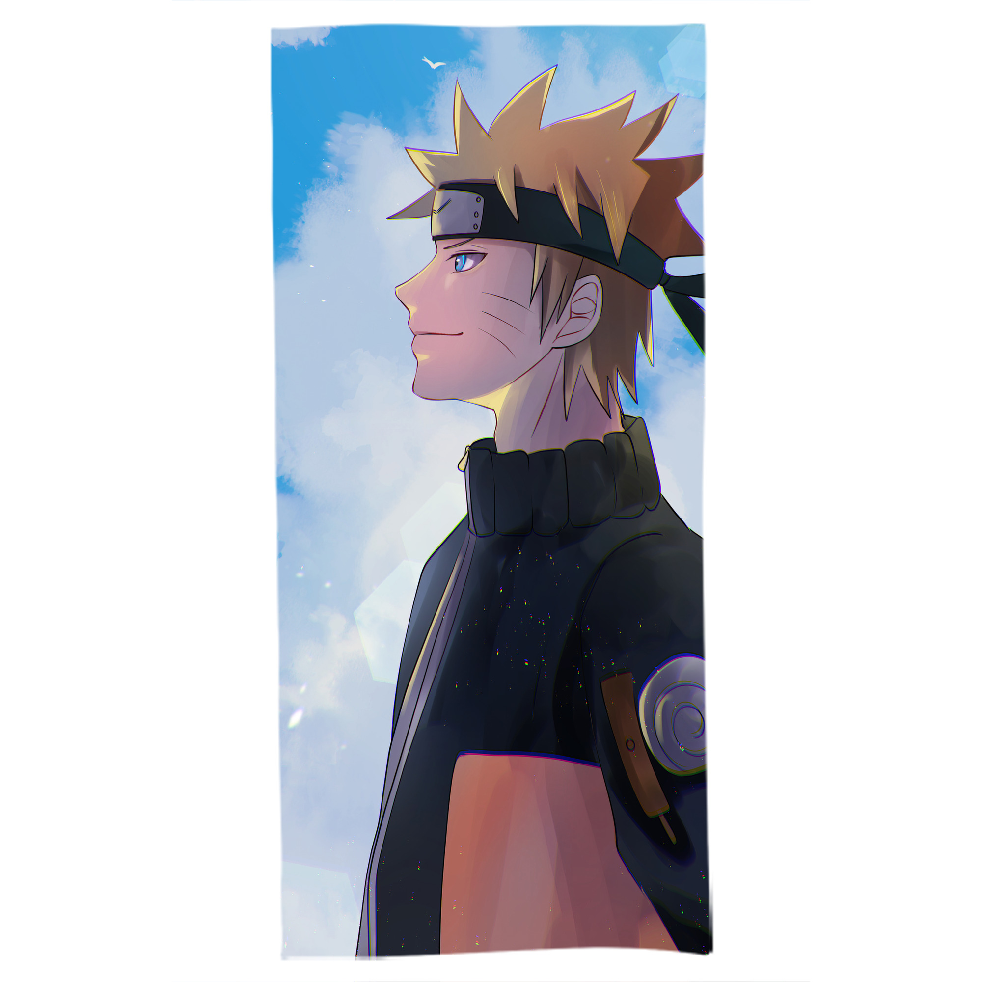 （画像用） NARUTO -ナルト- NARUTO -ナルト- 疾風伝 大判バスタオル 70×140cm 吸水速乾 柔らかい肌触り