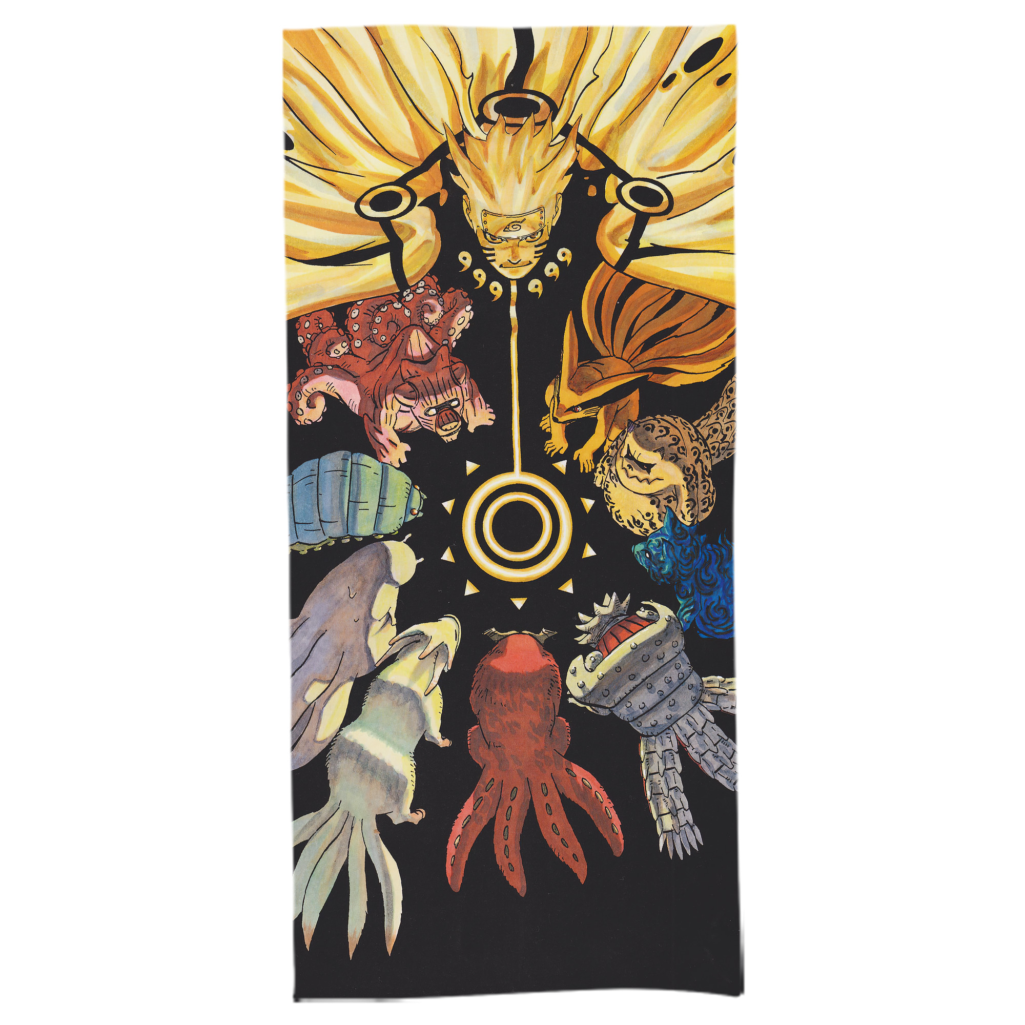 （画像用） NARUTO -ナルト- NARUTO -ナルト- 疾風伝 大判バスタオル 70×140cm 吸水速乾 柔らかい肌触り