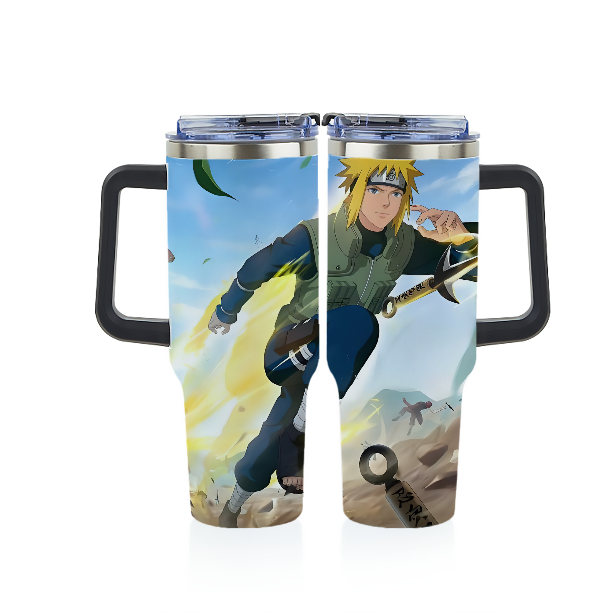 （画像用） NARUTO -ナルト- NARUTO -ナルト- 疾風伝 1200ｍLフルプリント車用タンブラー