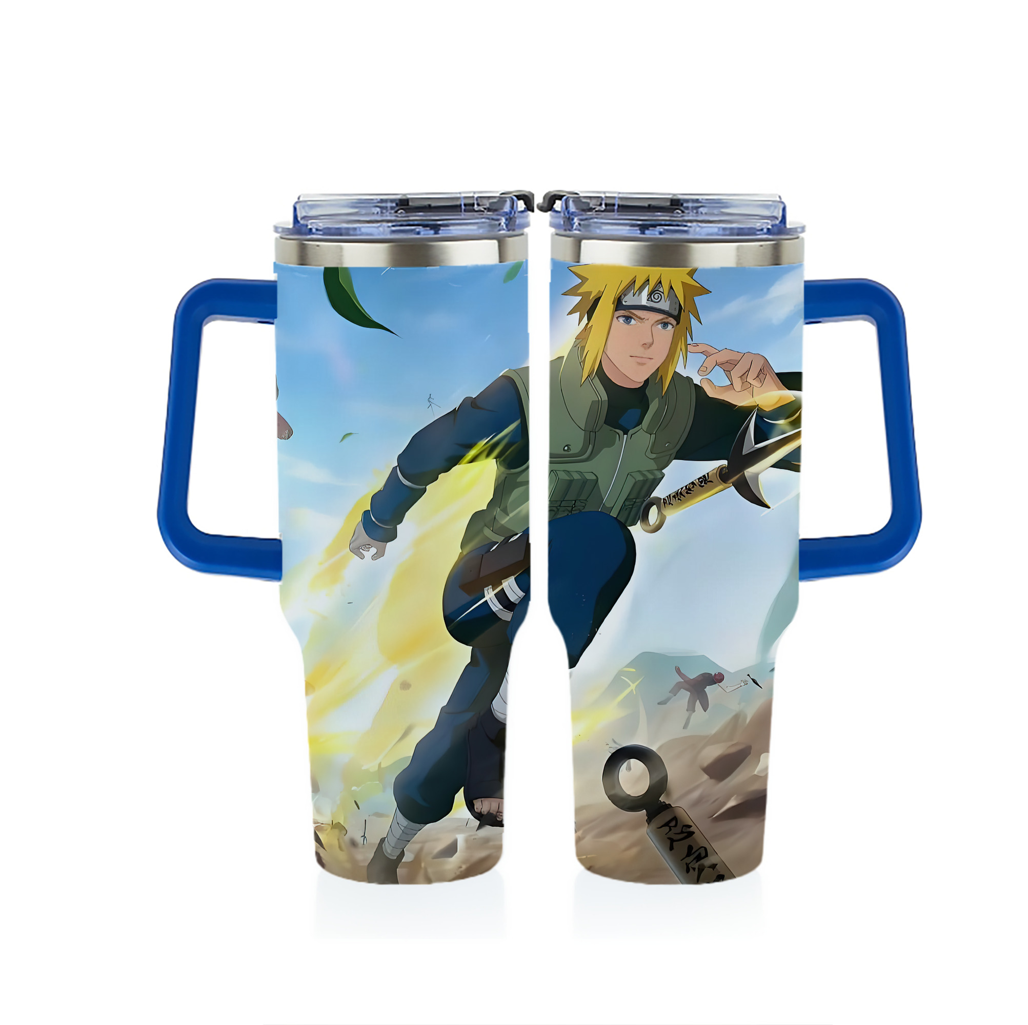 （画像用） NARUTO -ナルト- NARUTO -ナルト- 疾風伝 1200ｍLフルプリント車用タンブラー
