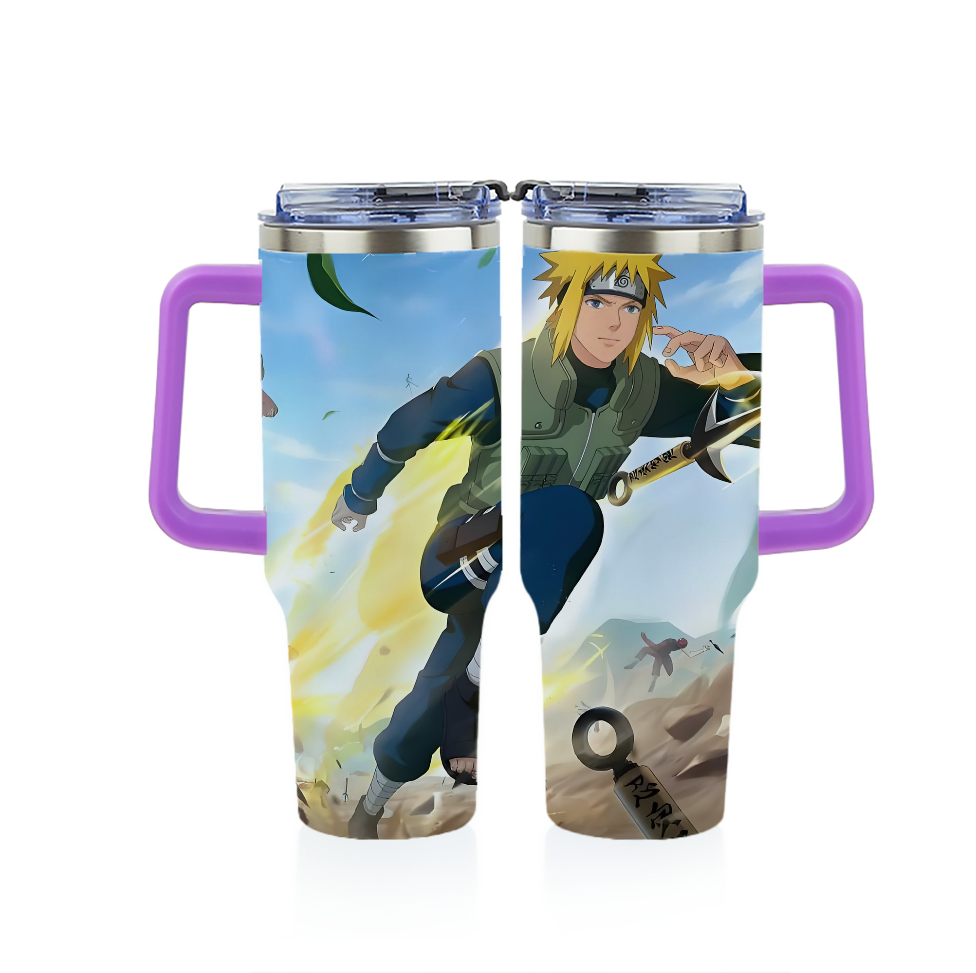 （画像用） NARUTO -ナルト- NARUTO -ナルト- 疾風伝 1200ｍLフルプリント車用タンブラー